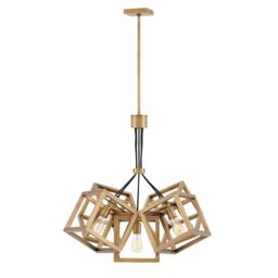 Hinkley Fredrick Ramond Ensemble 5 Light Pendant Brushed Bronze