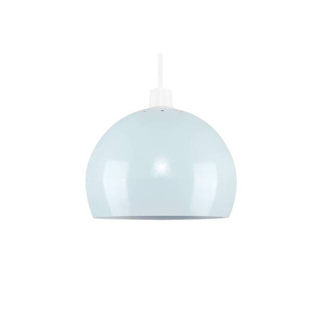 ValueLights Mini Arco Metal Pendant Shade Pale Blue Blue