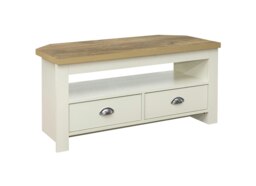 Highgate Corner TV Unit Cream Oak