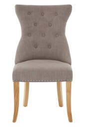Orsina Luxurious Design Mink Linen Dining Chair, Durable Dining Chair For Dining Table, Comfortable Dining Chair