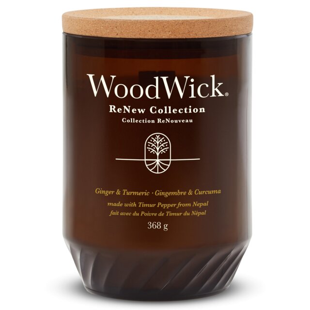 WoodWick - Large Renew Candle - Ginger & Tumeric