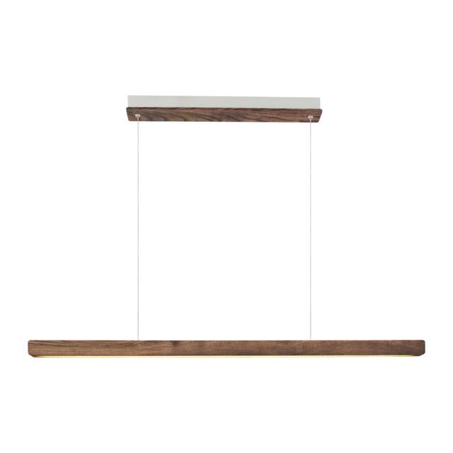 Nordlux Ilgas Indoor Pendant Light Brown Wood Intergrated LED 30,000hrs - Mains Powered, IP20