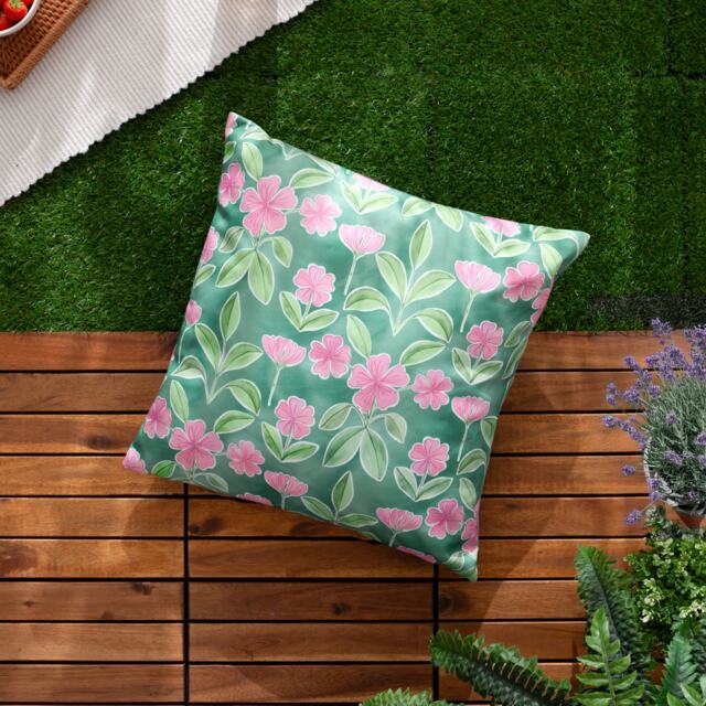 Wylder Nature Viola Reversible Outdoor Cushion