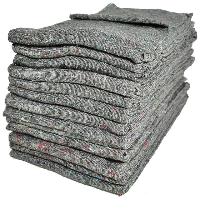 25 x Grey Strong Large Storage Furniture Removal Blankets 200cm x 150cm Grey
