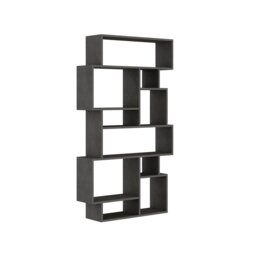 Decortie Karmato Bookcase 96x25x169cm Retro Grey
