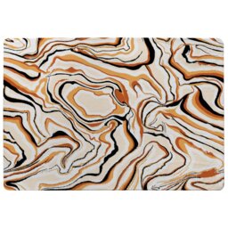 Warm Toned Liquid Marble Rug Multi