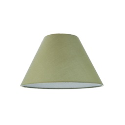 Traditional 8 Inch Olive Green Cotton Fabric Coolie Lamp Shade Green Olive Green 1