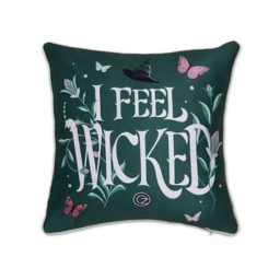 Wicked I Feel Wicked Filled Cushion Green Green 45cm x 45cm 1