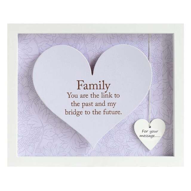 Sentiment Heart Frame - Family Multi One Size