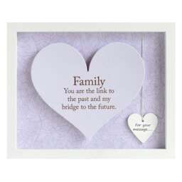 Sentiment Heart Frame - Family Multi One Size