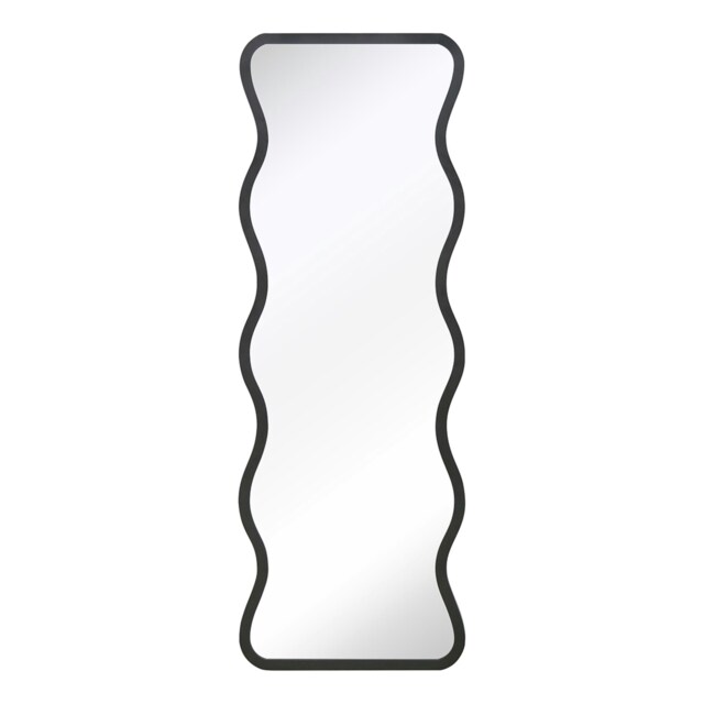 Charles Bentley Amsterdam Mirror in Black Weather Resistant