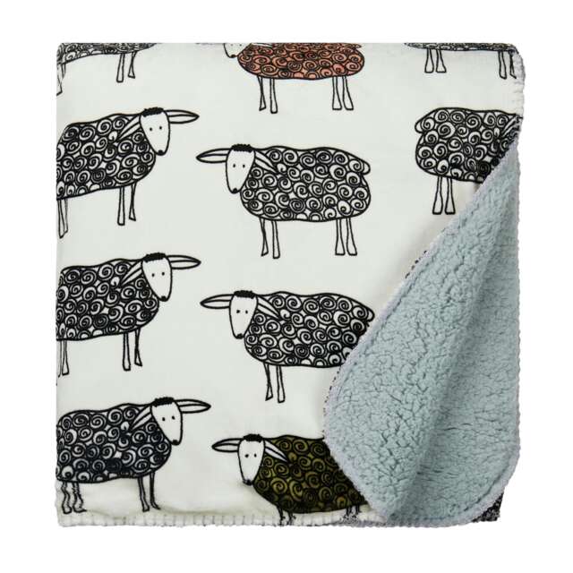Vinga Recycled Sheep Blanket - White - One Size