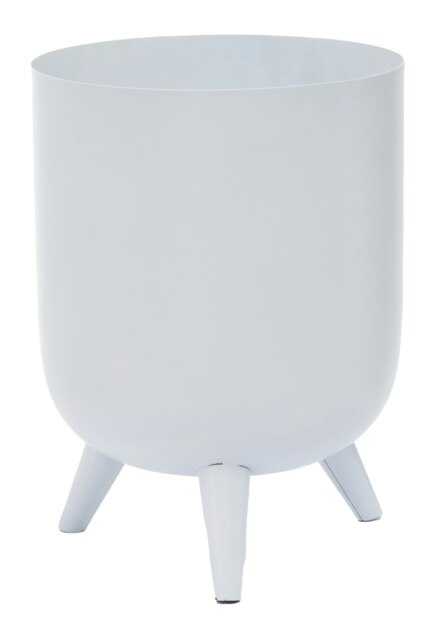 Orsina Easy To Maintain White Vase, Iron Constructed Flower Vase, Classic And Timeless Design Vase For Flowers