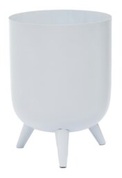 Orsina Easy To Maintain White Vase, Iron Constructed Flower Vase, Classic And Timeless Design Vase For Flowers
