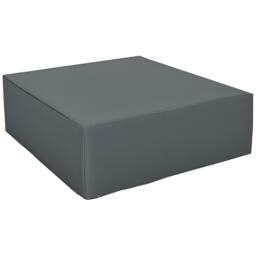 Outsunny 205x192cm Outdoor Garden Furniture Protective Cover Water UV Resistant Grey Grey 205cm x 192cm x 61cm