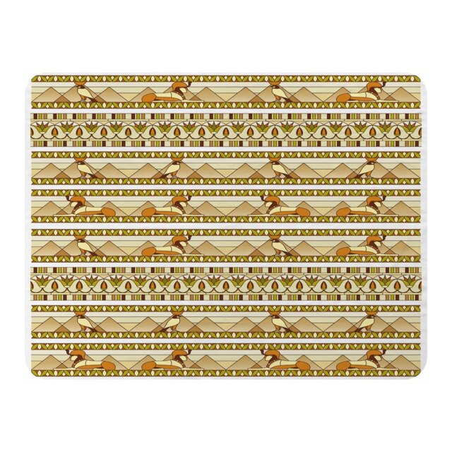 Ornament Of Ancient Egypt To The Frescoes Blanket Multi