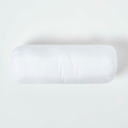 "Homescapes Luxury Super Microfibre Bolster Cushion Pad Insert Inner 40 x 15 cm (16 x 6 inches) White 40 x 15 cm (16 x 6"")"