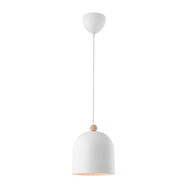 Nordlux Gaston Indoor Pendant Light White Metal E27 White Inner - Mains Powered, IP20 White