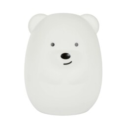 BHS Glow Kid's LED Bear Table Lamp, White White White