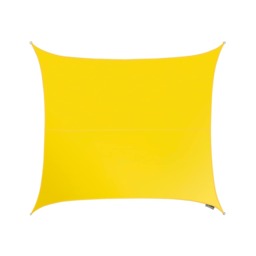3m Square Waterproof Yellow Sun Shade Sail