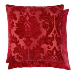 Baroque Cushion Cover Red Red Red