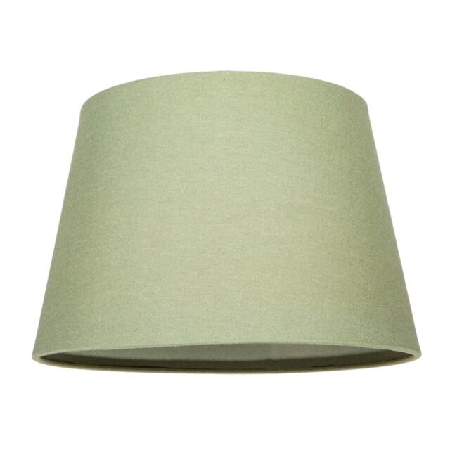 Classic 10 Inch Olive Green Linen Fabric Drum Table/Pendant Lamp Shade 60w Max Green Olive Green 1
