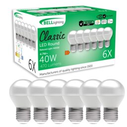 BELL Lighting E27 Dimmable Golf Ball SMD Natural White 4000K 4.7W Energy Saving LED