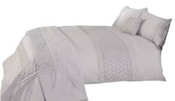 Everdean Cushion Cover Filled Boudoir Silver 50 x 30 cm 1