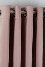 Woven Thermal Blackout Eyelet Curtains Pink 228cm x 228cm Pink Pink