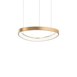 Gemini Integrated LED Pendant Ceiling Light Brass 4350lm 4000K