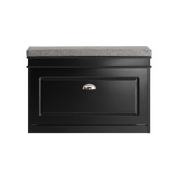 SoBuy Shoe Storage Bench with Seat Cushion, Flip Drawer, 2-Tier Rack, Black, 29.5x9.4x20.1 inches, 12.95 kg - FSR82-L-SCH