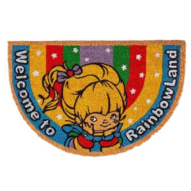 Rainbow Brite Welcome To Rainbow Land Sparkle Door Mat Multi Multicoloured One Size 1