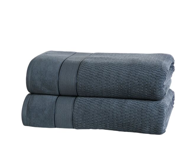 Royal Velvet Woven Cotton Super Soft And Absorbant Towel Blue Face cloth 1