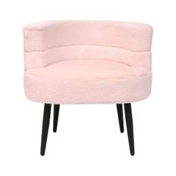 Alivio Sherpa Sofa Chair for Living Room & Bedroom (Pink)