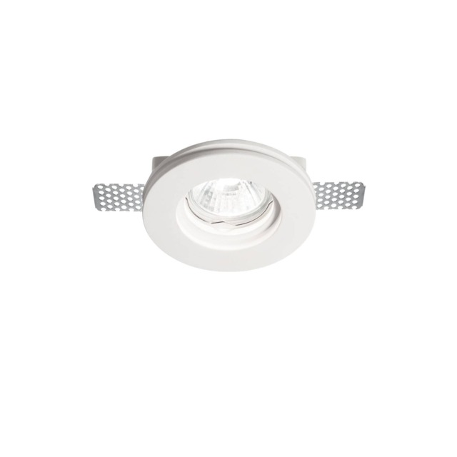 Samba 1 Light Small Recessed Spotlight White