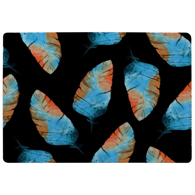 Imprints Boho Feathers Rug Multi