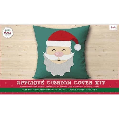 Simply Make Felt Applique Pillow Cover, Christmas, Single Craft Kit
