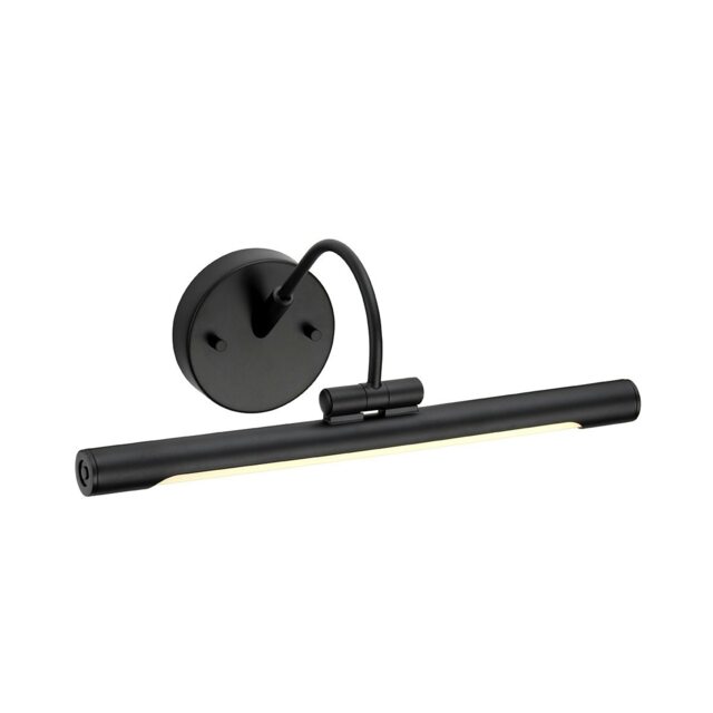 Alton LED 1 Light Small Picture Wall Light Black