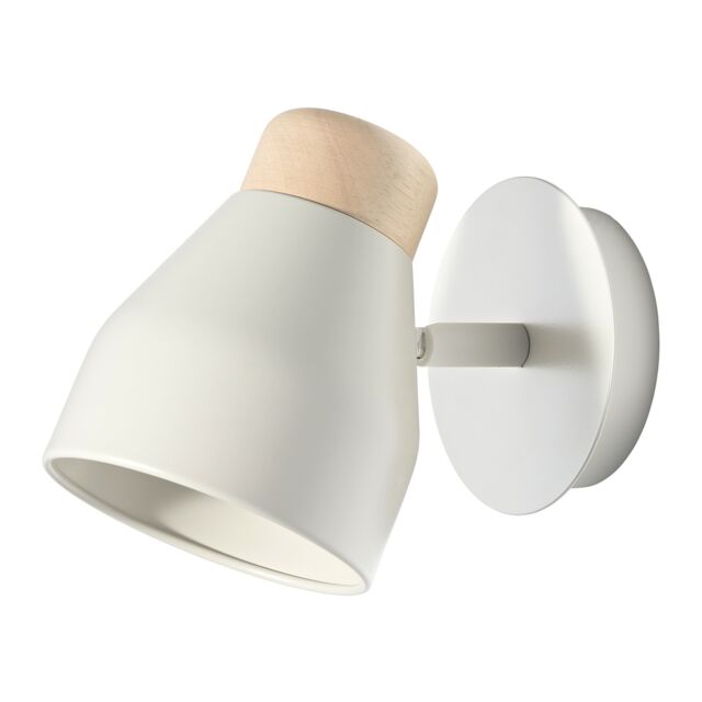 Contemporary Scandinavian Designed Wall Light Fitting in Pastel Muted Dove Grey Grey Grey 1