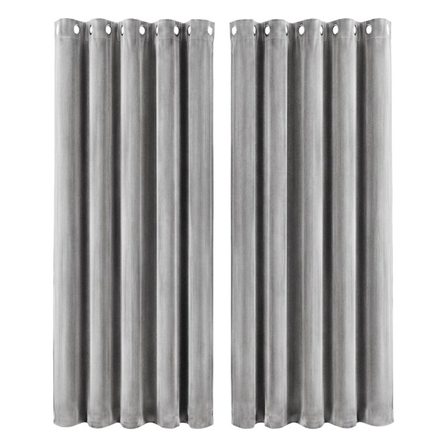 Marlow Velvet Blackout Eyelet Curtains with Tie Backs for Home