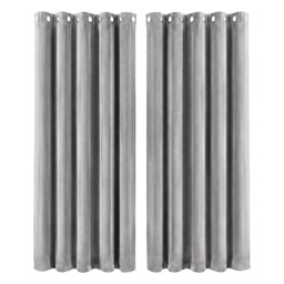 Marlow Velvet Blackout Eyelet Curtains with Tie Backs for Home
