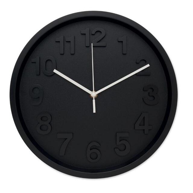 MidOcean Muro Wall Clock Black Black One Size 1
