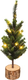 St Helens Decorative Green Finish Christmas Tree With Led