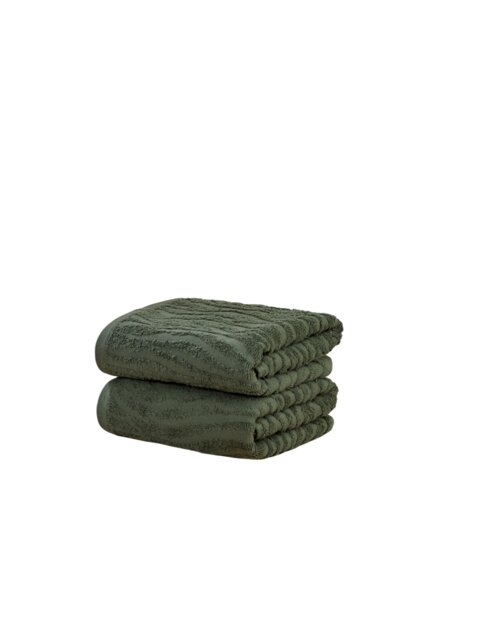 Safari Cotton Luxury Towels Soft and Absorbent Green Bath sheet