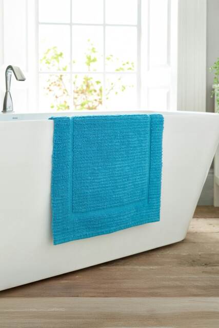Quik Dri 1500gsm Bath Mat 50x80cm – Everday Absorbent Bathroom Mat Blue Sapphire 50 x 80cm