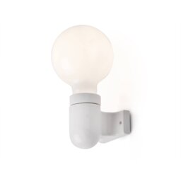 Sera Globe Wall Lamp White 1 Light E27