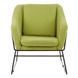 Orsina Green Chair, Accent Dining Chair for Living Room, Backrest Bedroom Velvet Chair