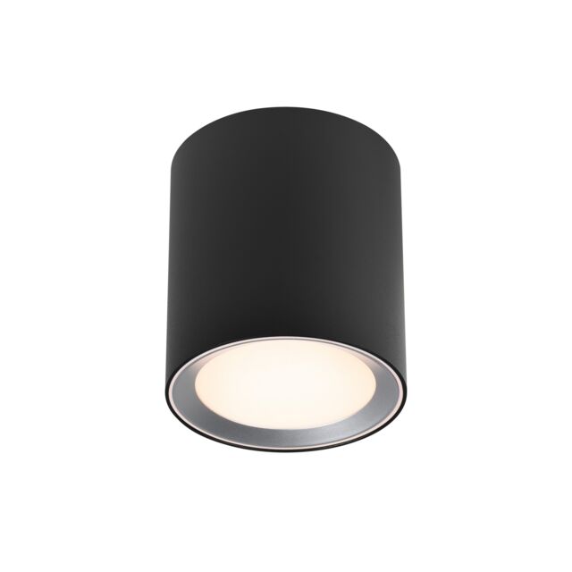 Nordlux Landon Indoor Surface Downlight Black Metal Intergrated LED 3-Level Dimming, IP44