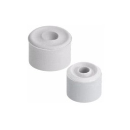 Small White Rubber Door Stops 25mm / 1'' - One Colour - One Size
