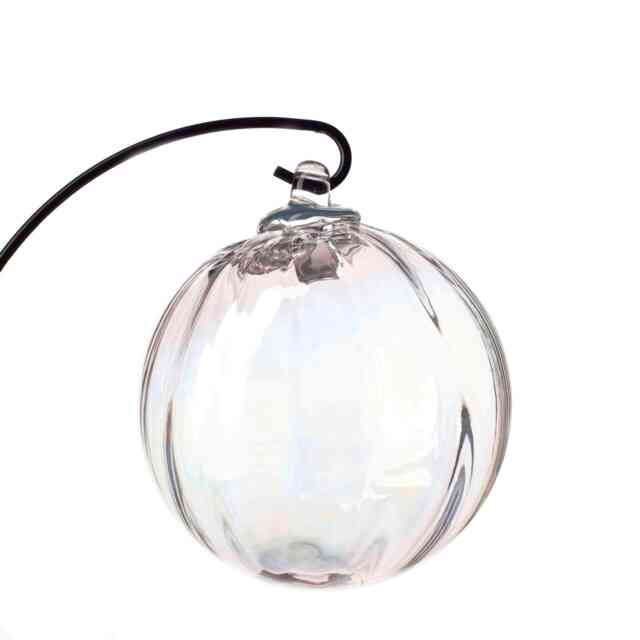 Amelia Art Glass Hanging Friendship Globe Ornament